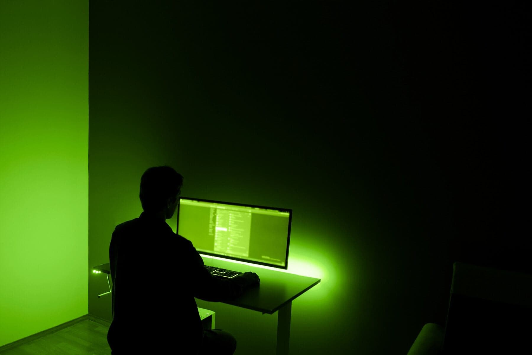 An engineer at work in the Augmara studio